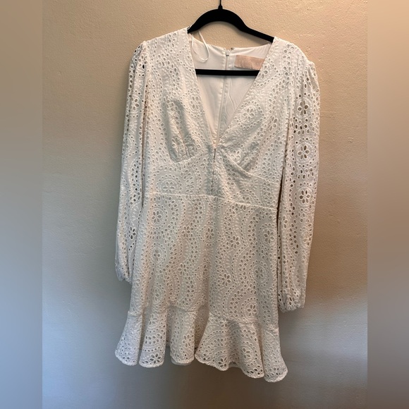 Keepsake the Label White Lace Mini Dress M Bridal Shower Party - Picture 2 of 5